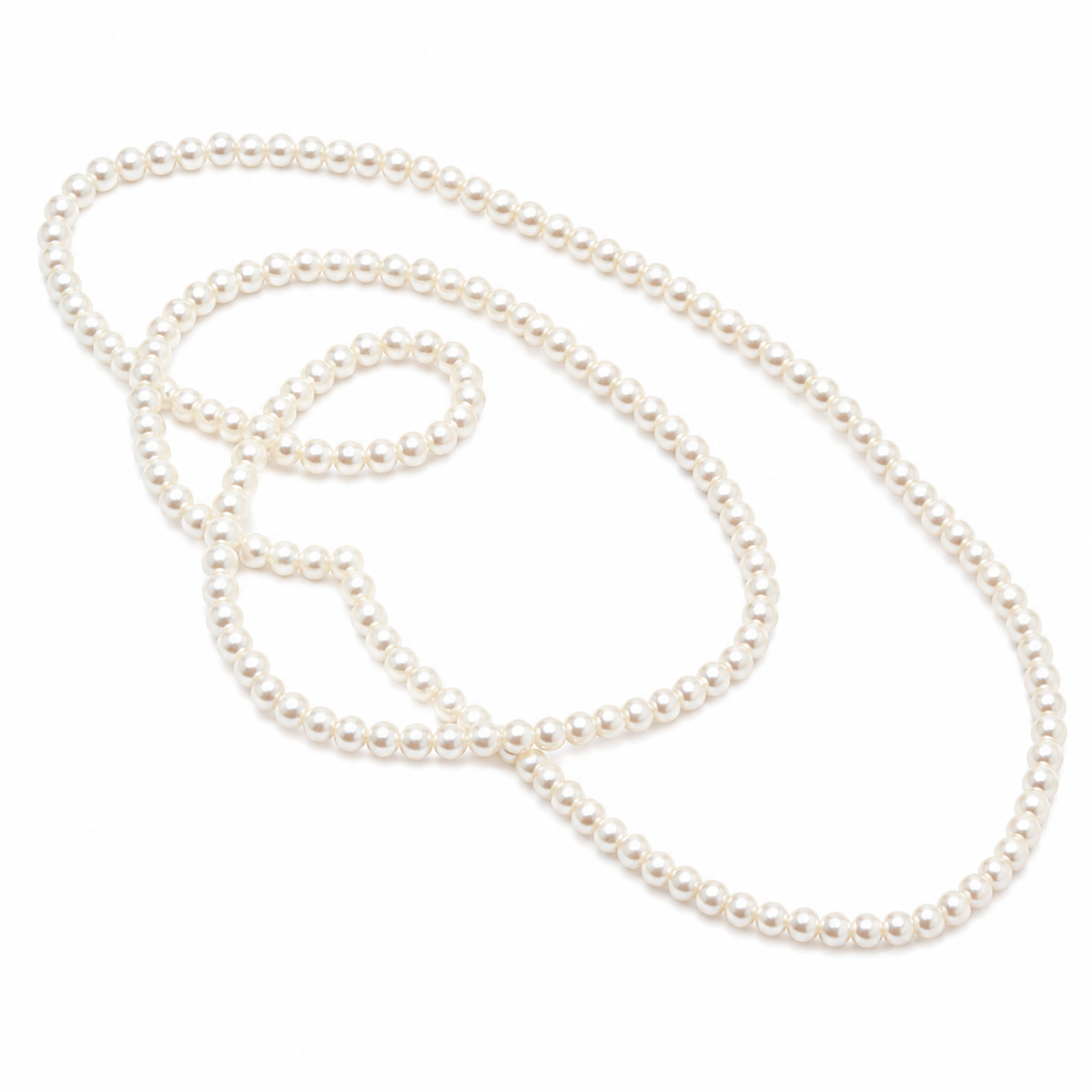 3mm Off White beads