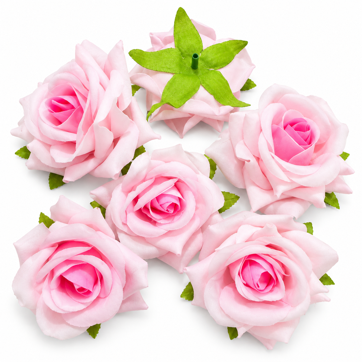 6 pcs Pack Artificial Roses