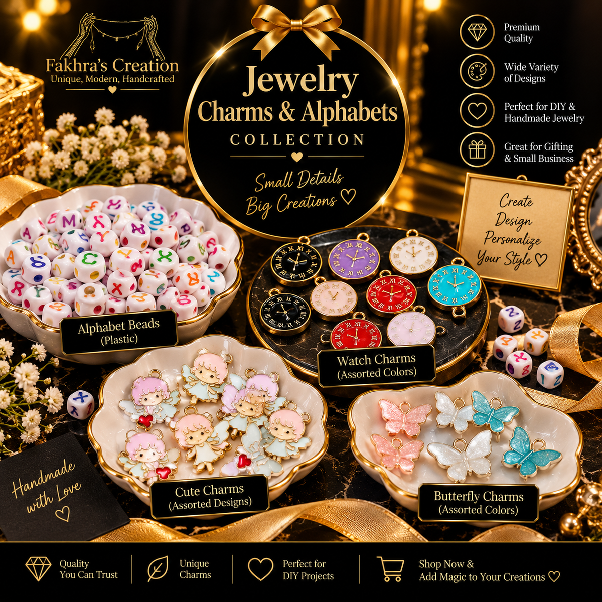 Alphabets & Charms