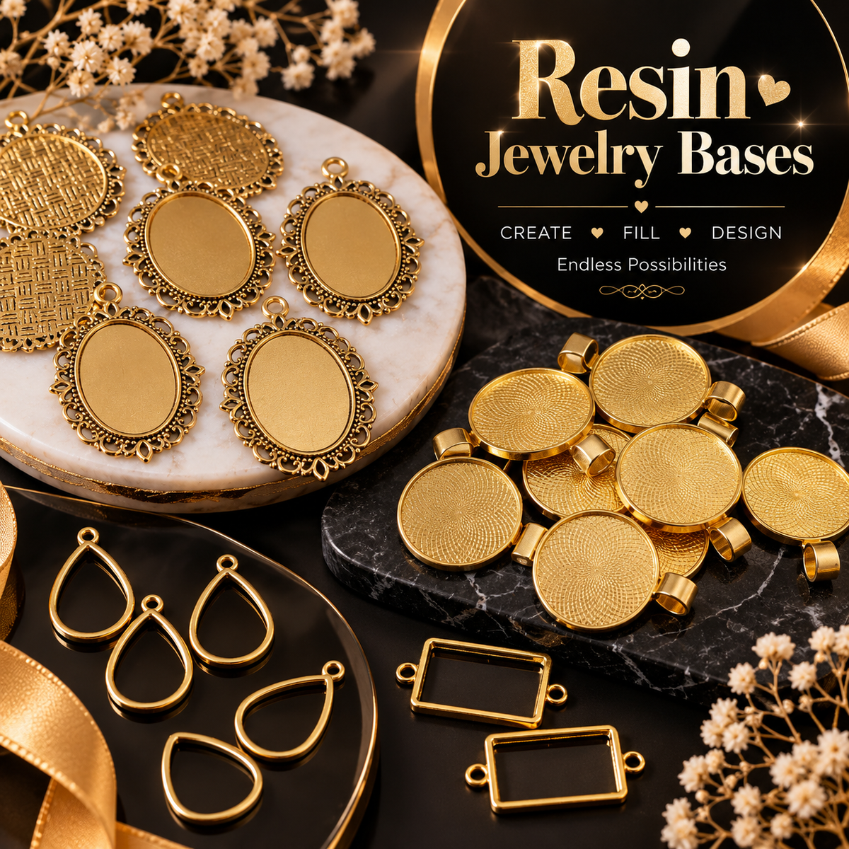 Resin Jewelry bases