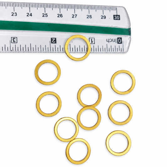 Golden Round Acrylic Cutting Pair