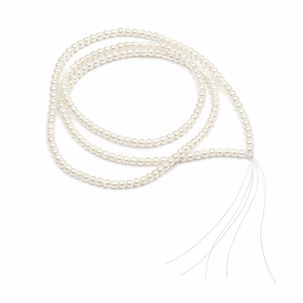 2mm Off White beads