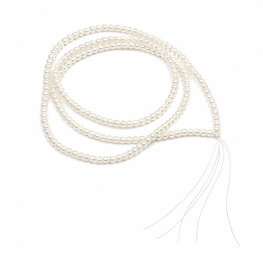 2mm Off White beads