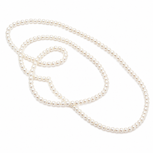 3mm Off White beads