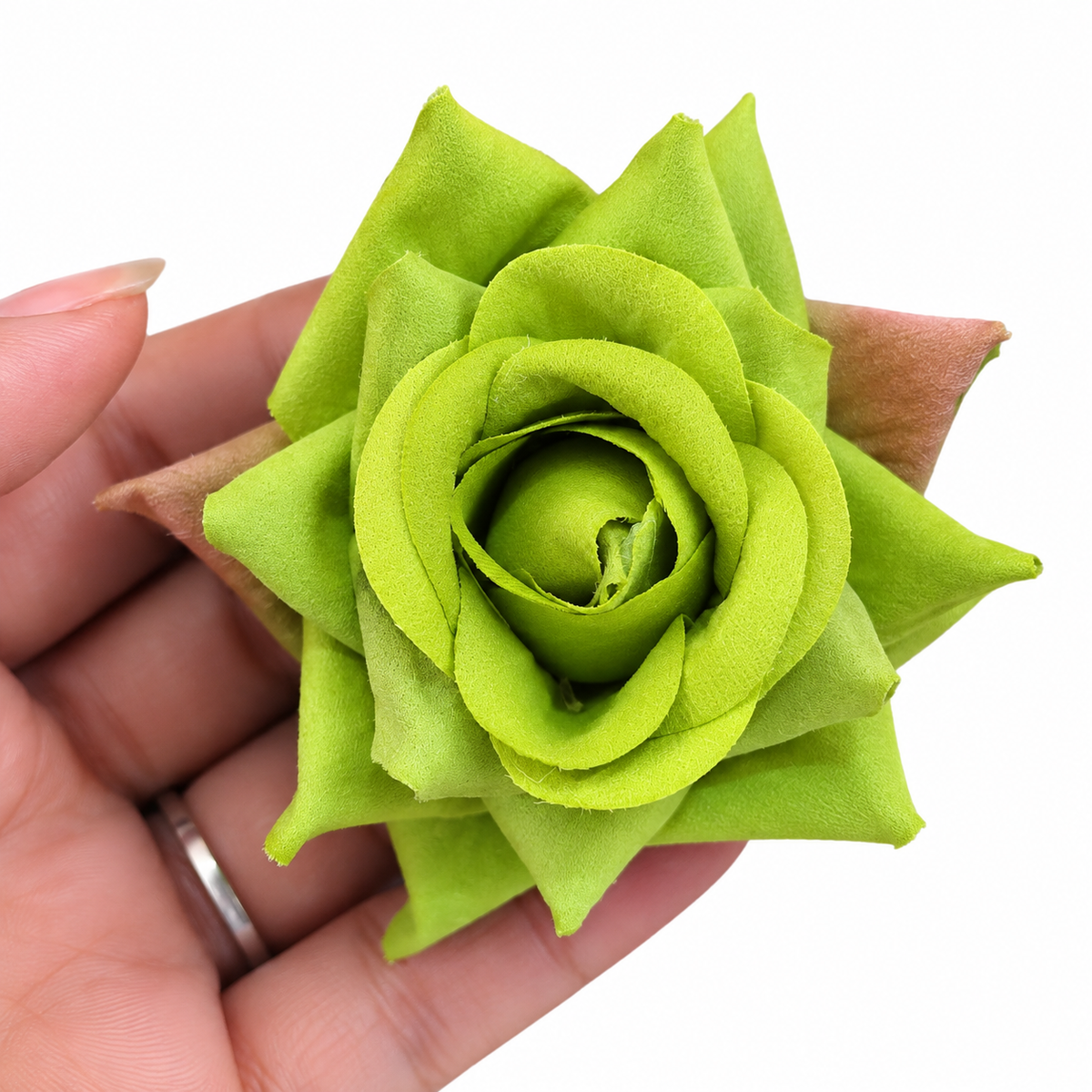 Lime Velvet Roses Each Piece