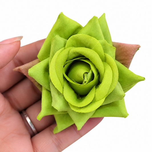 Lime Velvet Roses Each Piece