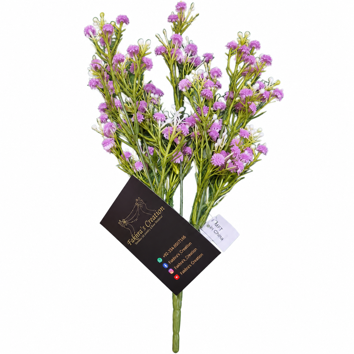 Soft Baby Breath Purple Each Bunch