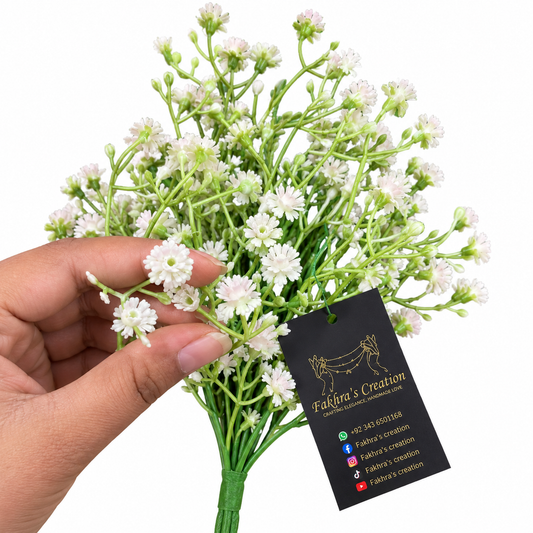Baby Breath White Hard Bunch Each Bunch