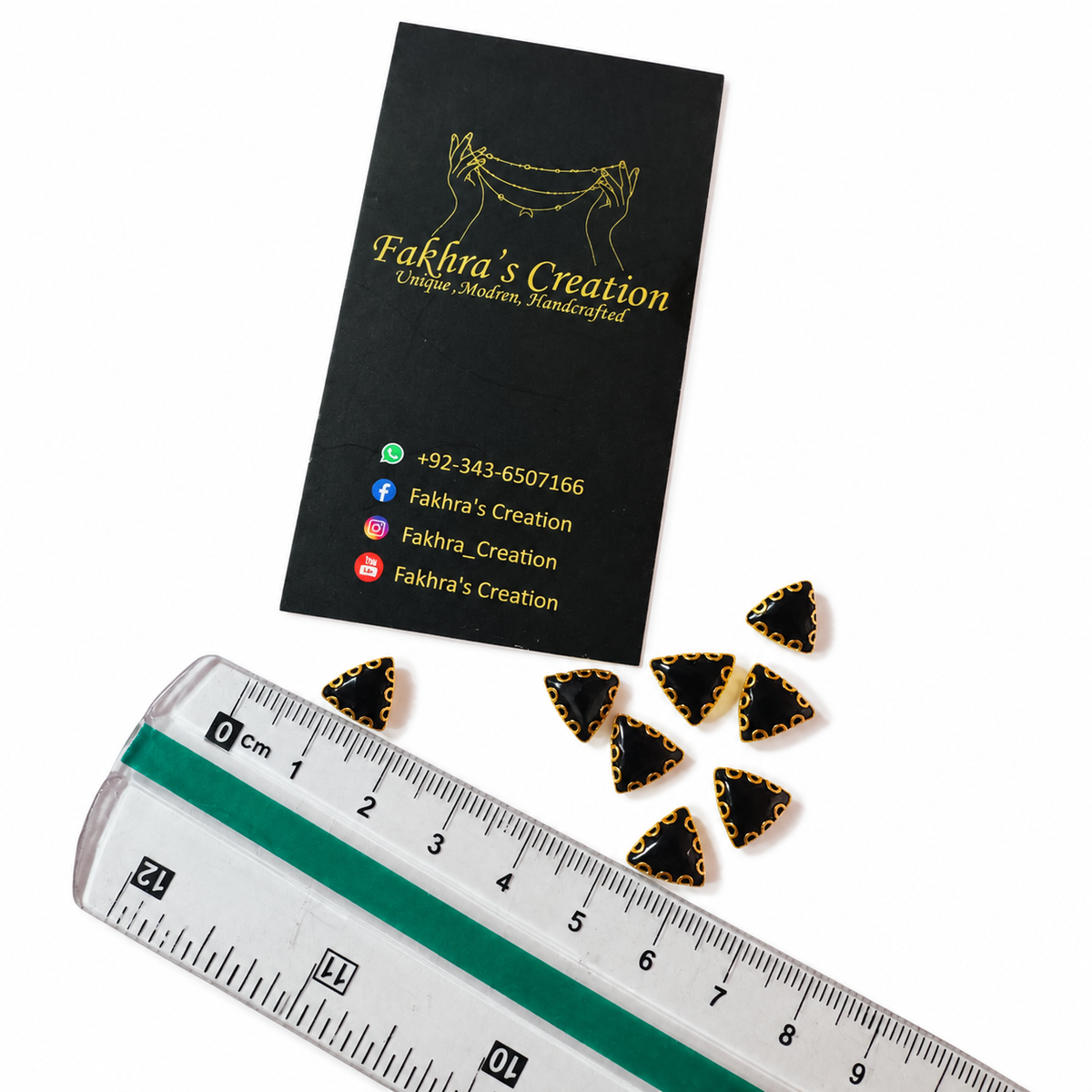 Small Triangle Matte Stones