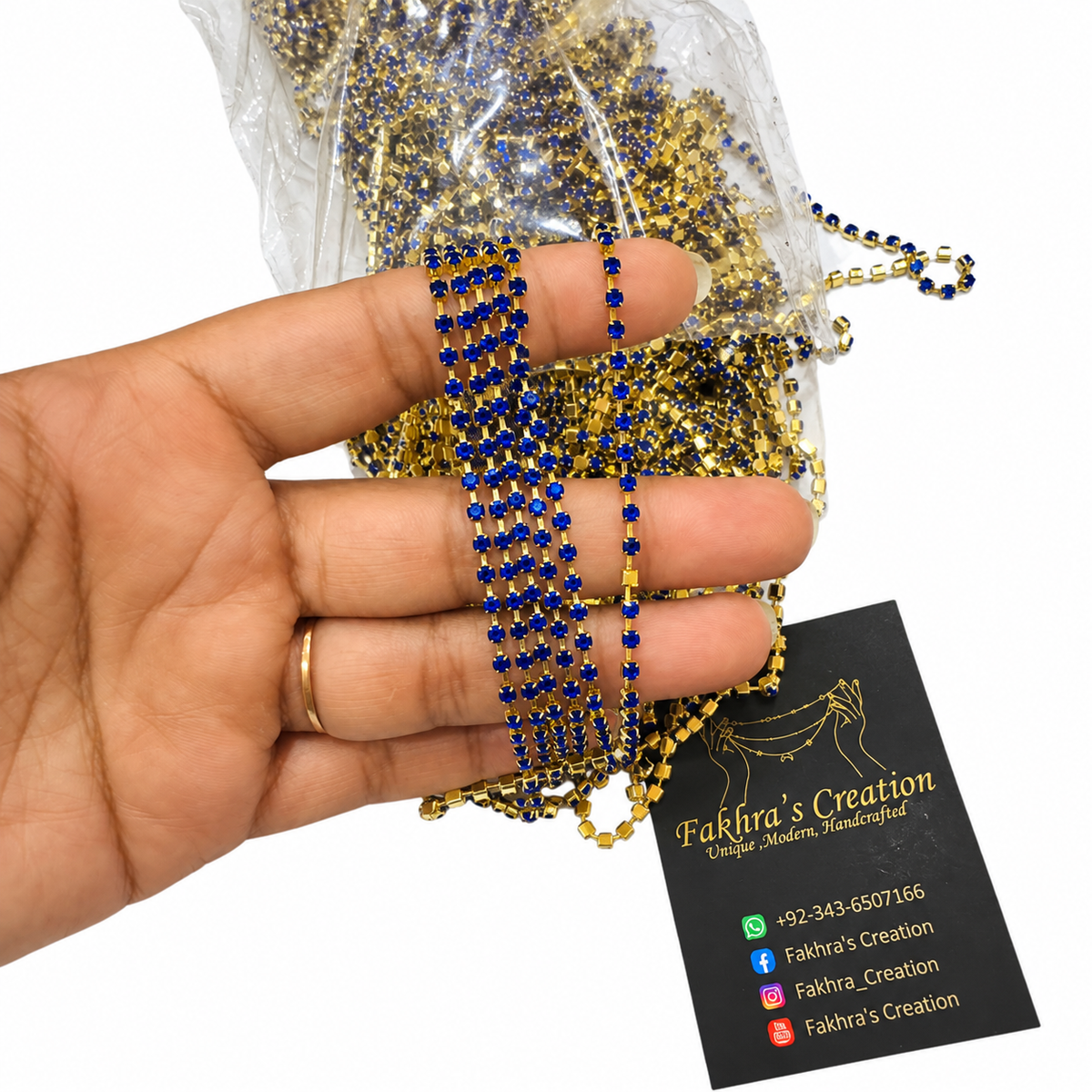 7no Rehinstone Chains