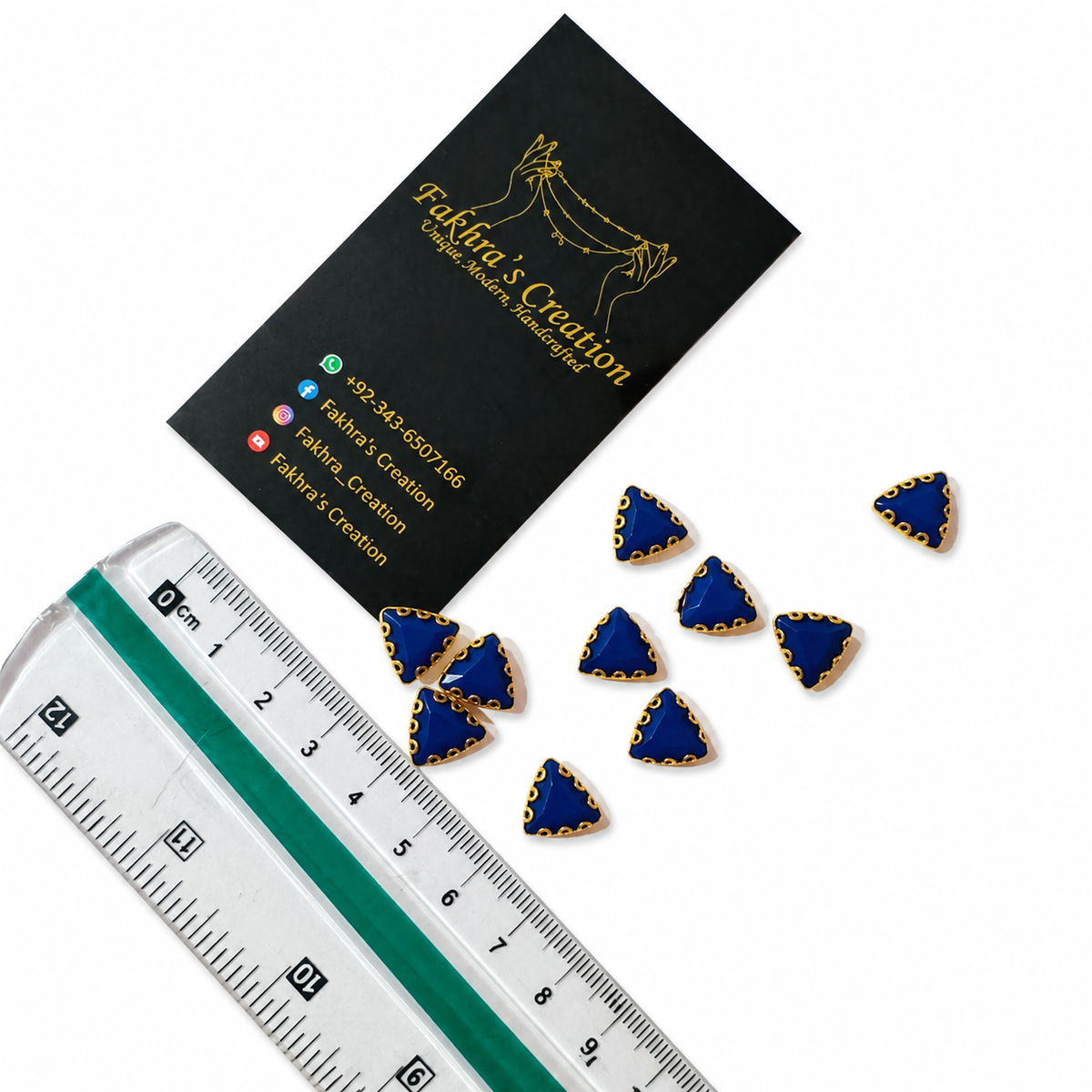 Small Triangle Matte Stones