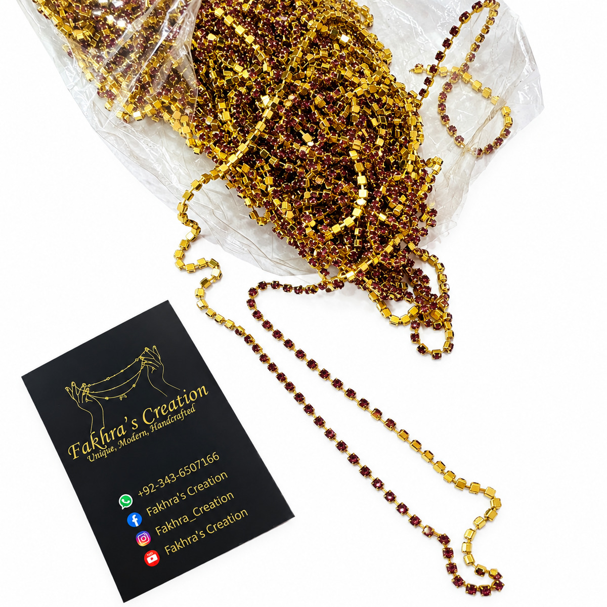 7no Rehinstone Chains