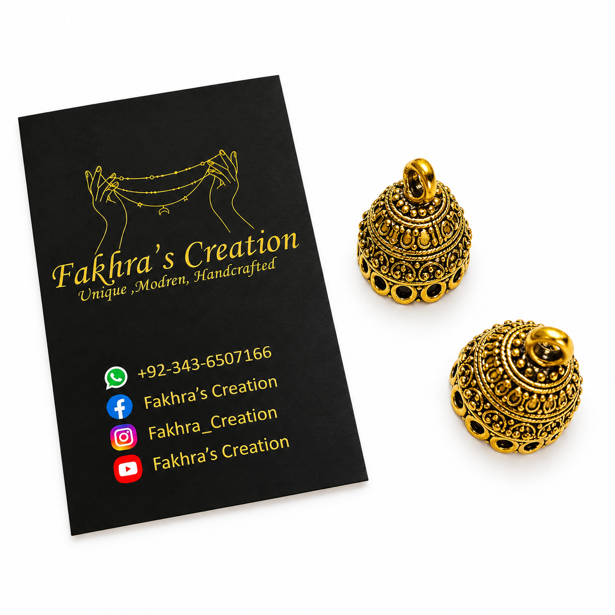 Small Antique Jhumki Bases