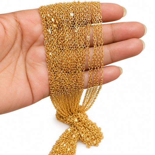High Quality Stainless Golden Chain