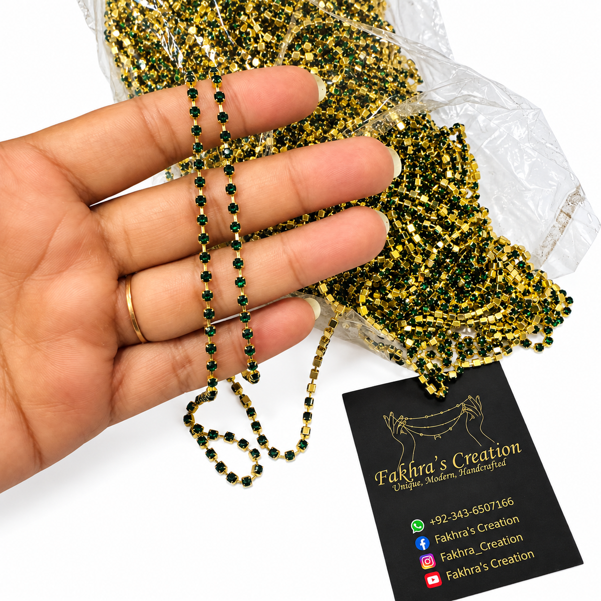 7no Rehinstone Chains