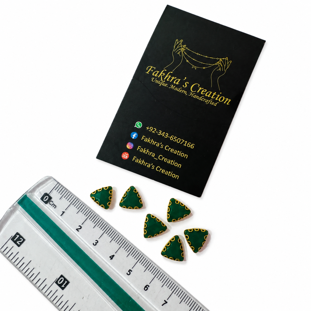 Small Triangle Matte Stones