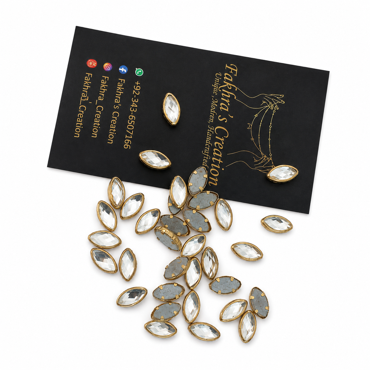Leaf Shape Kundan 10gm