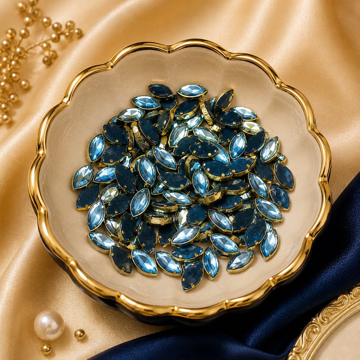 Leaf Shape Kundan 10gm