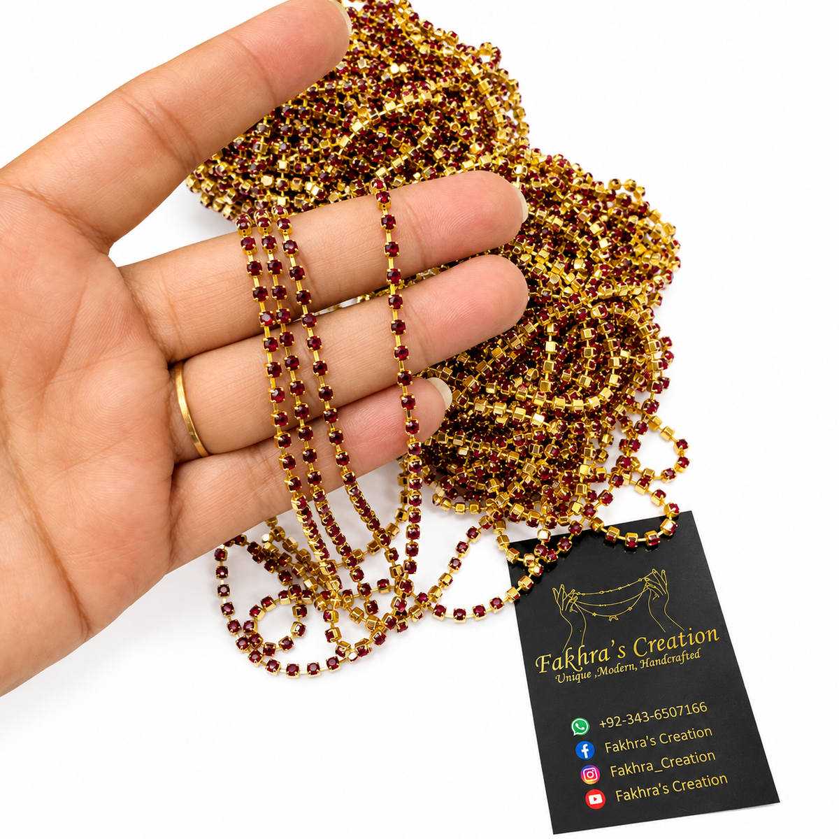 7no Rehinstone Chains