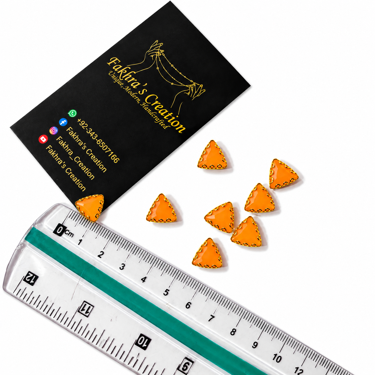 Small Triangle Matte Stones