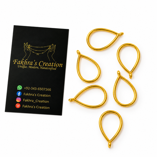Drop Pendant Resin Base for DIY Jewelry