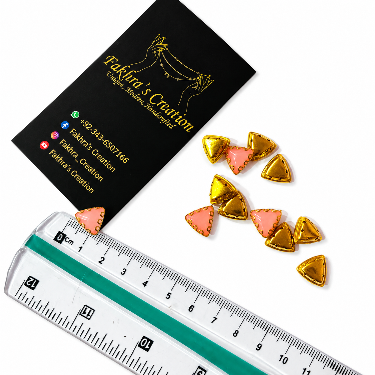 Small Triangle Matte Stones