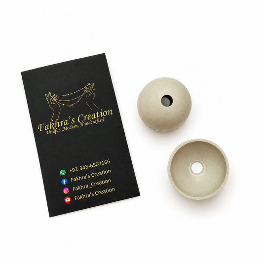 Plastic jhumki bases