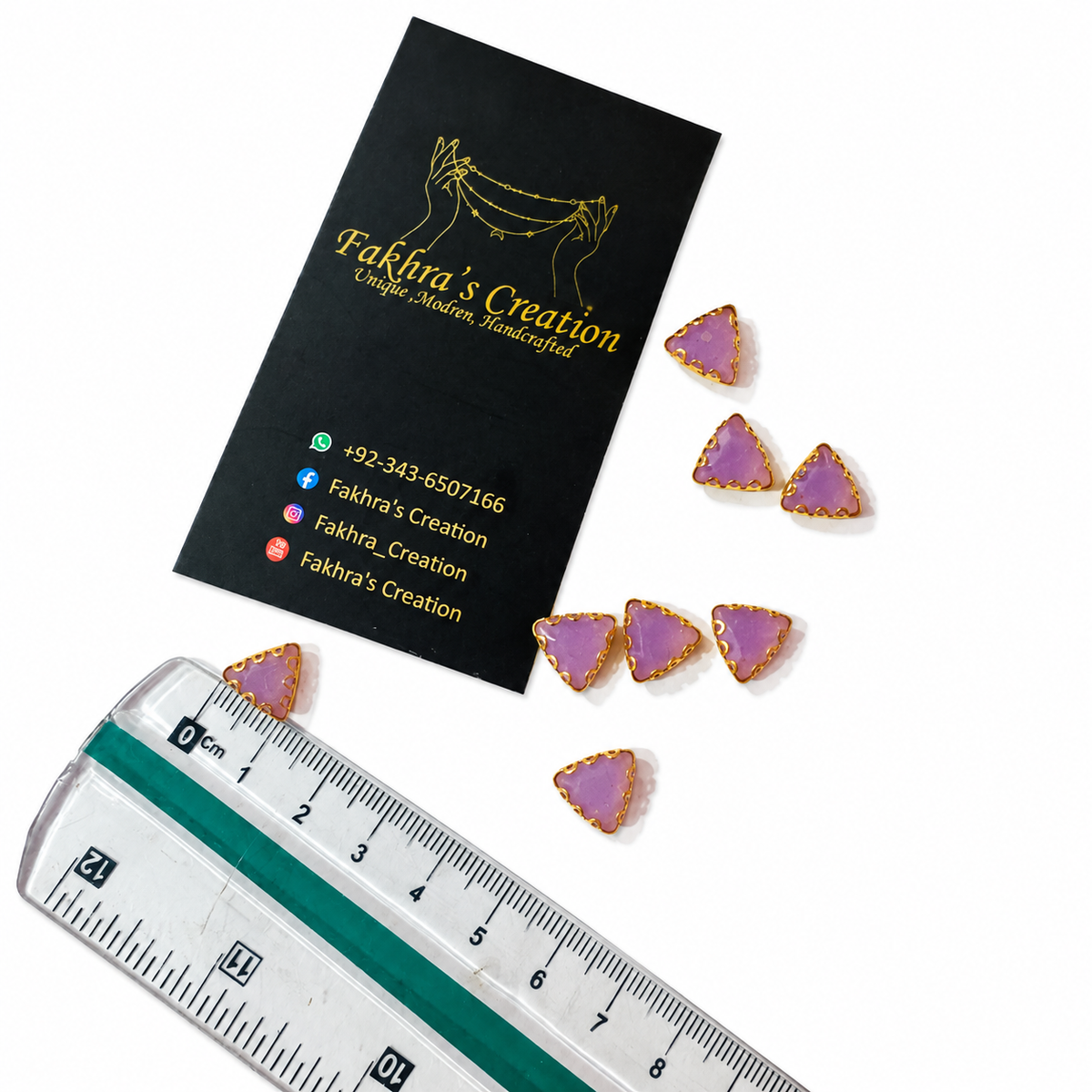 Small Triangle Matte Stones
