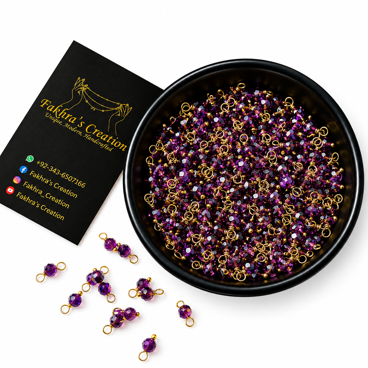 4mm Crystal Loreals Purple