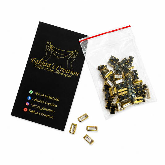 Rectangle Shape Kundan 10gm