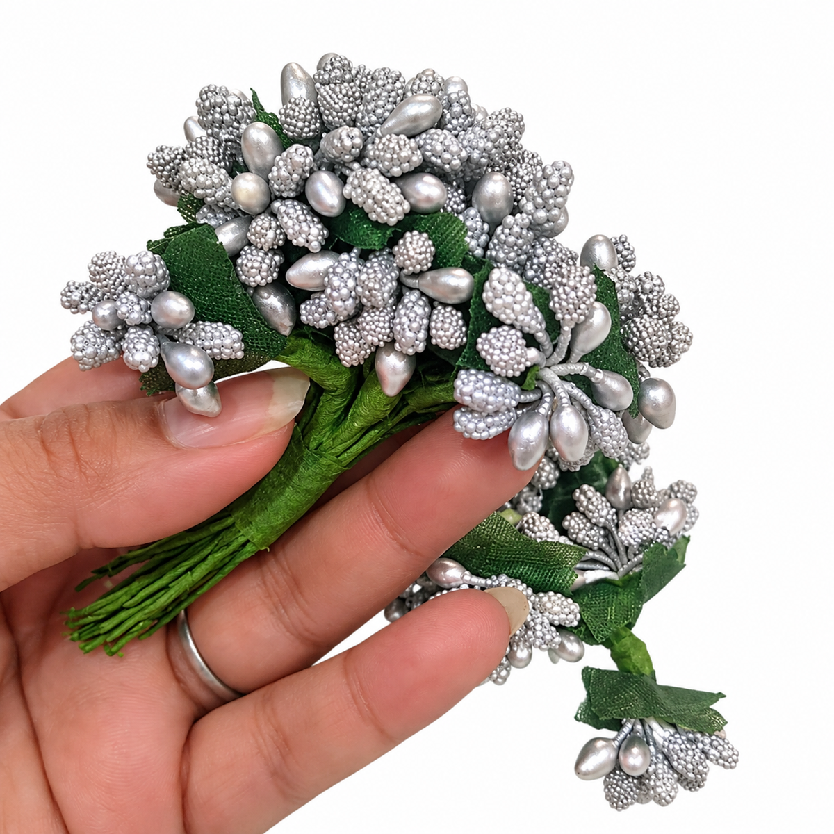 Silver Stamens Each Bunch