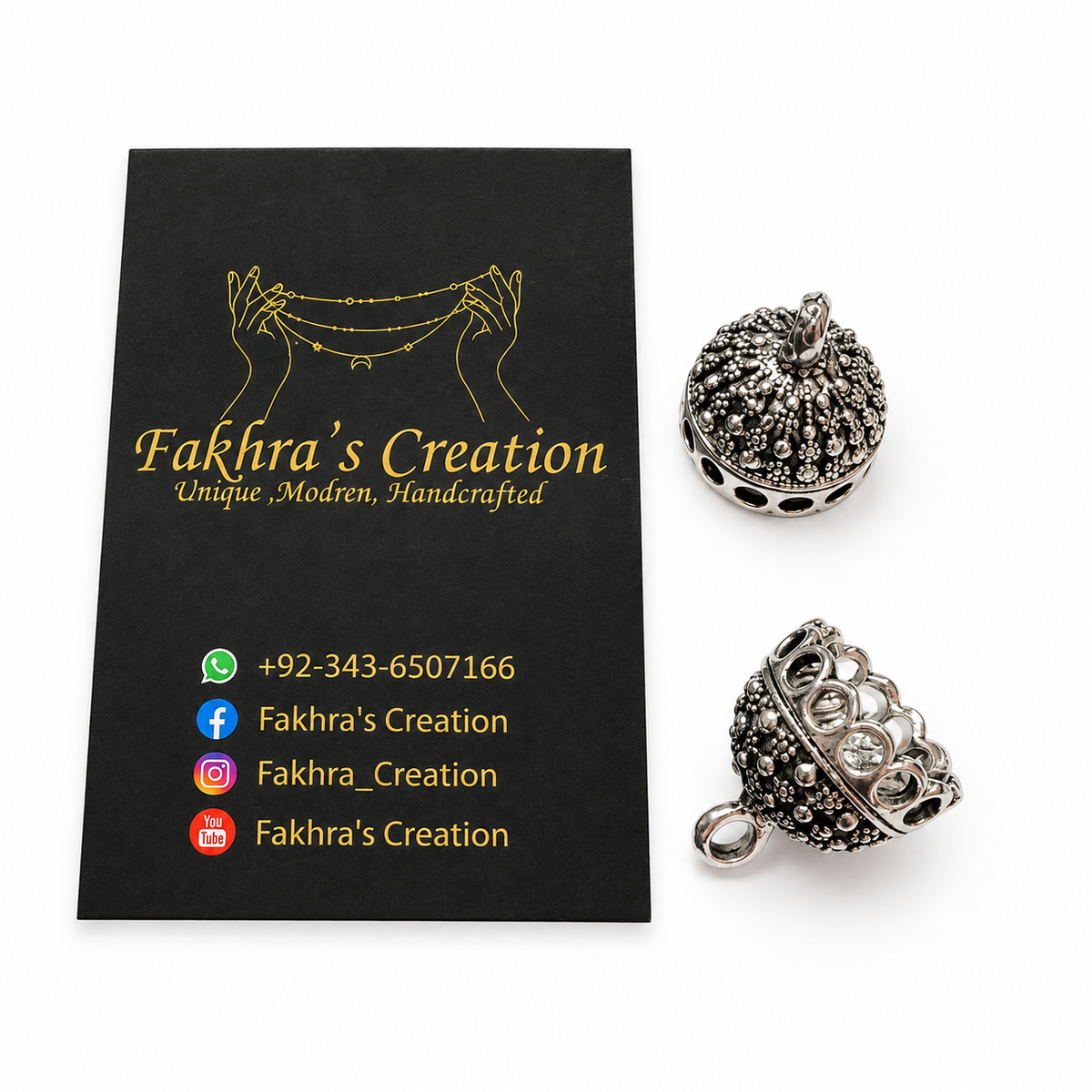 Small Antique Jhumki Bases