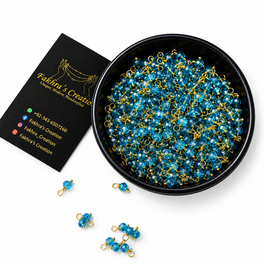 4mm Crystal Loreals Sky blue