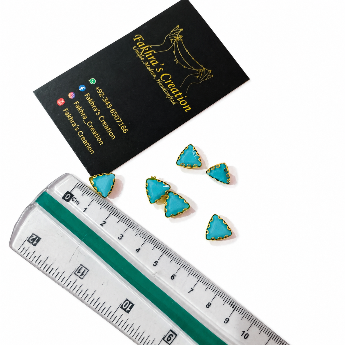 Small Triangle Matte Stones