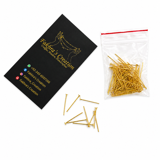 Golden Headpins Jewelry connectors