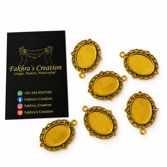 Oval pendant Resin Base