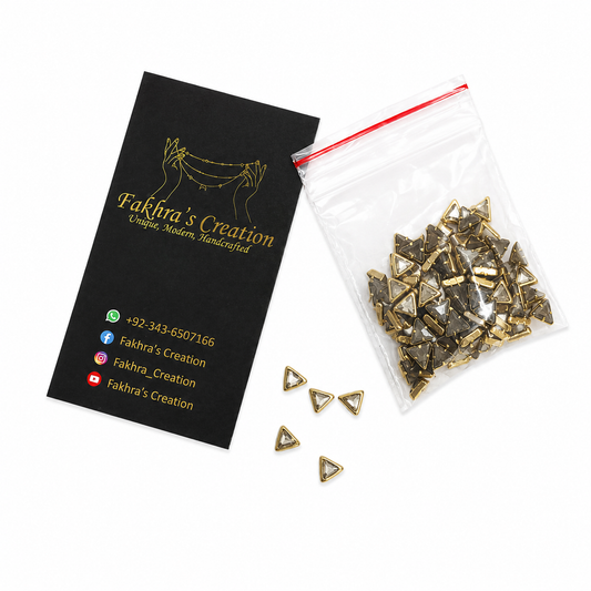 Triangle Shape Kundan 10gm