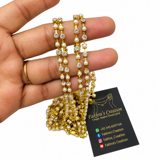 12no Pearl & Stone Chain