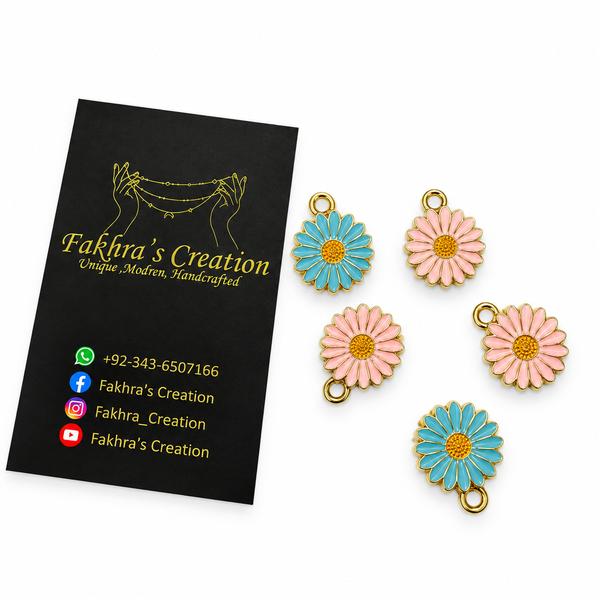 Bracelet charms For DIY Jewelry |Sunflower