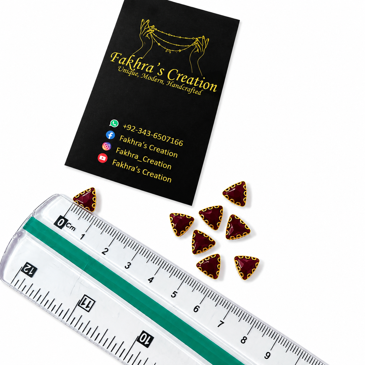 Tiny Triangle Matte Stones