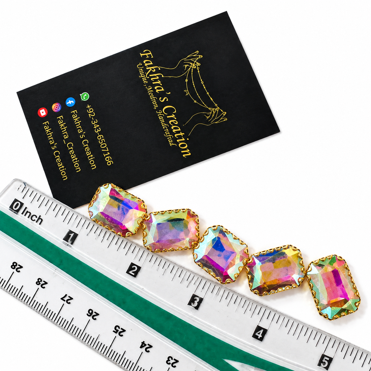 Rectangle Large Crystal Stone 1 dozen