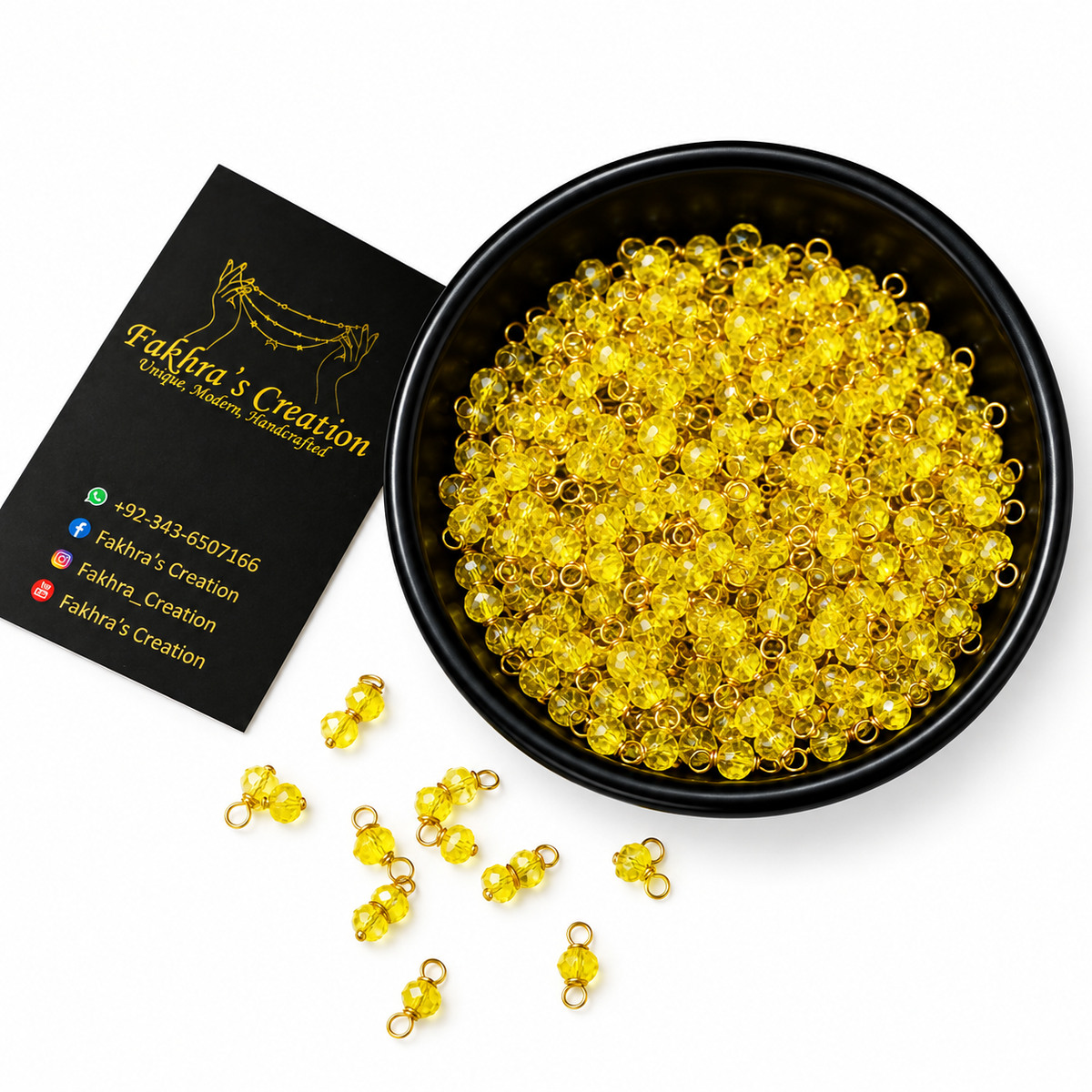 4mm Crystal Loreals Yellow